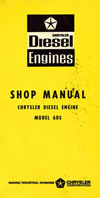 Shop manual: Chrysler/Mitsubishi diesel