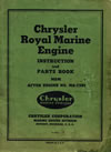 Instruction & Parts Book: Chrysler Royal M8M (After Engine No. M8-7501)