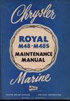 Maintenance Manual: Chrylser Royal M48 & M48-S