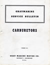 Gray Marine Carburetor Service Bulletin