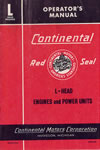 Continental Operators Manual for Gray Marine 4- & 6-cylinder gas engines