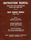 Gray Marine Instruction Manual for 64-HN9, Navy High-output models