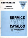 Gray Marine Parts Manual for 64-HN9, Navy High-output models