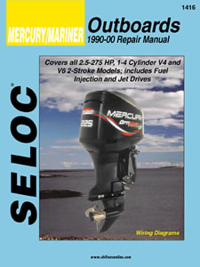 Mercury/Mariner Outboards 2.5 - 275HP, 1990-2000