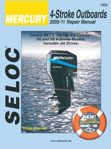 Seloc repair manual for Mercury 4-Stroke Outboards 2005-2011 models