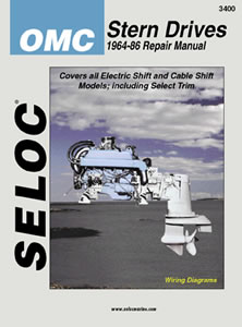 OMC Stern Drive Tune-up and Repair Manual, all models 1964 through 1986