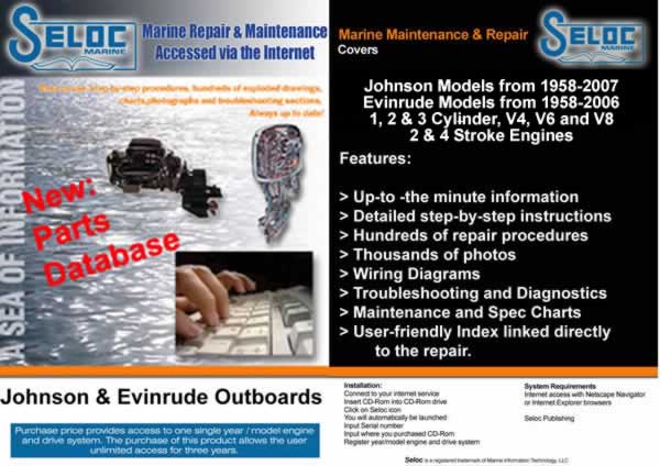 Online Maintenance and Repair Manual for Johnson Evinrude