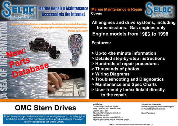 Online Maintenance and Repair Manual for OMC 1986 - 1998