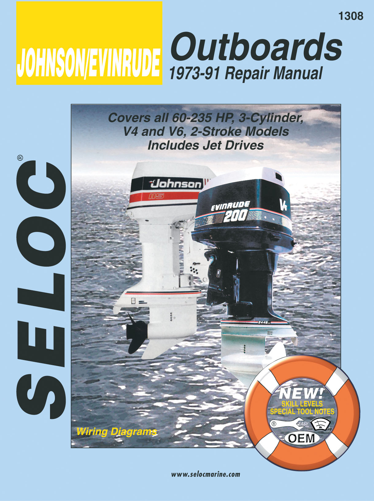 Johnson Evinrude Outboards, 3-6 Cylinder, 1973-1991 Repair Manual