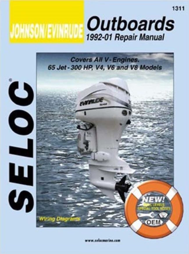Johnson Evinrude Outboards, V-Cylinder, 1992-2001 Repair Manual