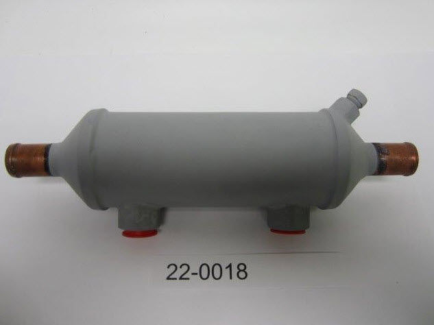 Barr Marine 22-0018 - Oil Cooler, 5X3/4 W3/8NPT