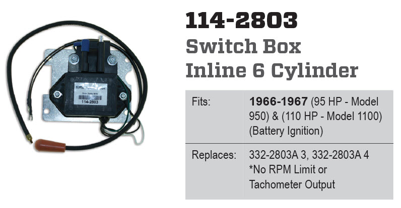 CDI Electronics 114-2803 - Switch Box, 332-2803A3, A4