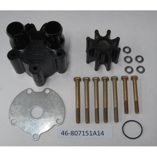 Mercury Quicksilver 46807151A14 Sea Water Pump Kit with Housing