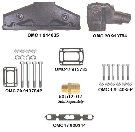 OMC / Volvo V8-307 & 350 C.I.D. Cobra