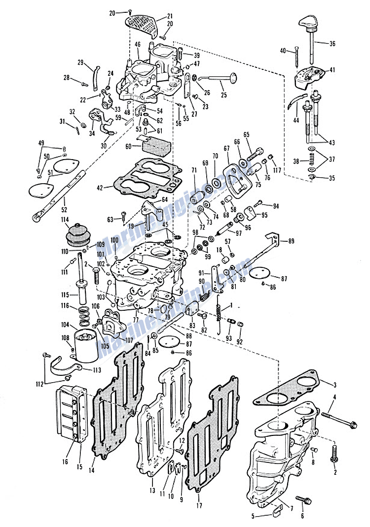 New Johnson Evinrude OMC Bellcrank Spring 305907
