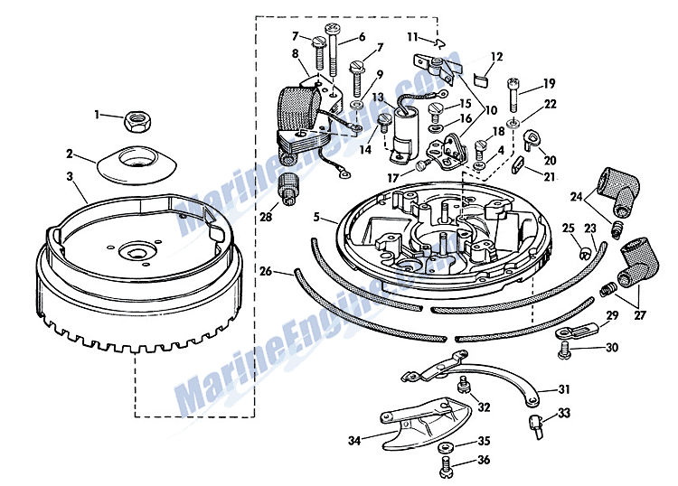 OMC JOHNSON EVINRUDE NEW OEM CAM PART NUMBER 311280