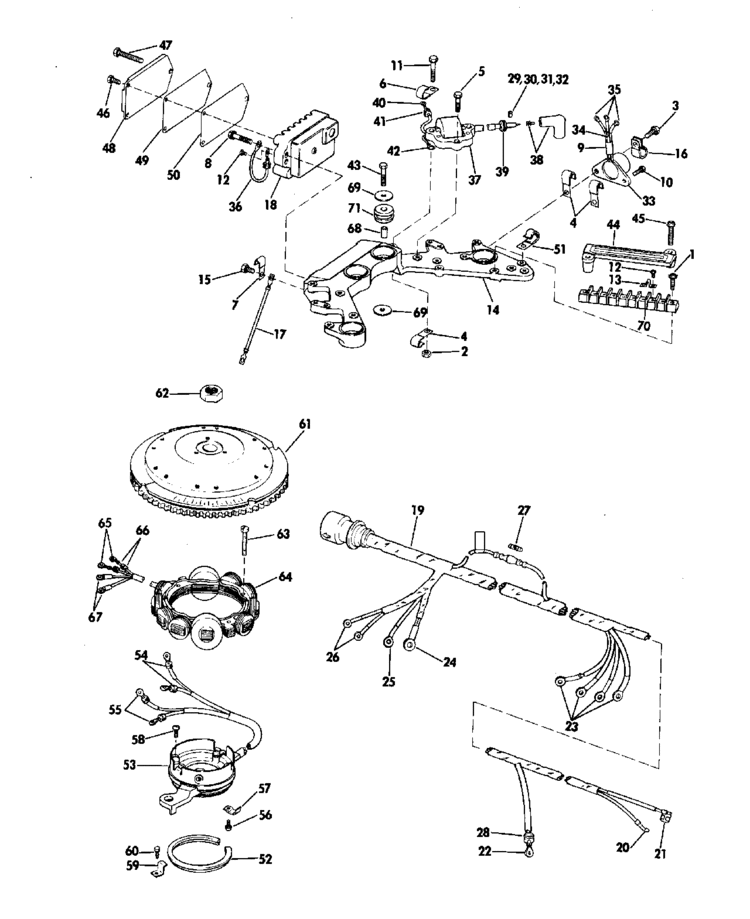 Evinrude Ignition System Parts For 1973 85hp 85393m