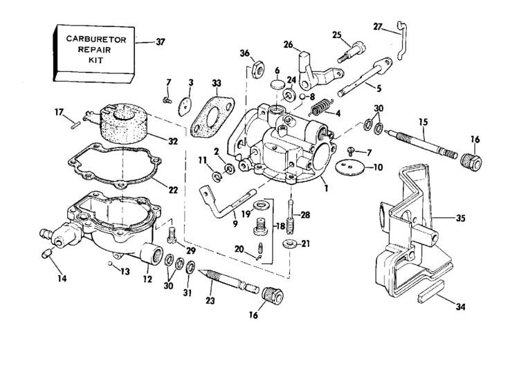 Honda 2hp outboard carburetor