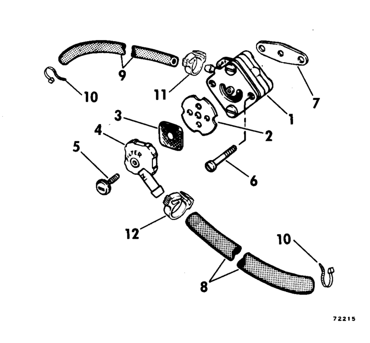 Evinrude 0303615 GASKET 5 PK