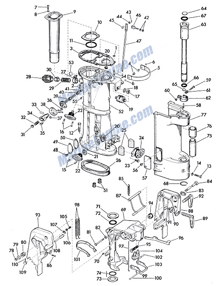Used outboard motor parts chrysler #5