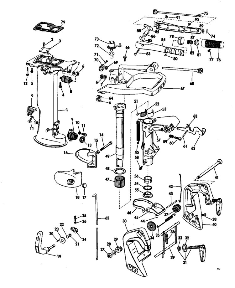 Motor Parts Honda Outboard Motor Parts Diagram