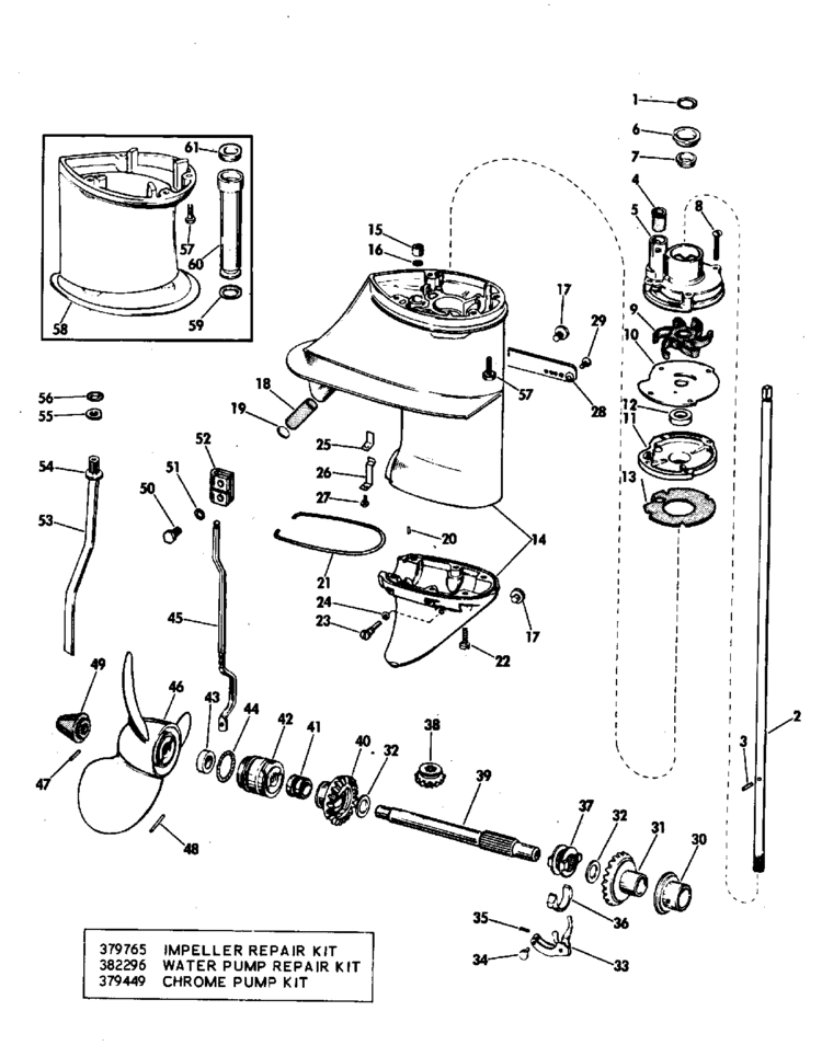 johnson outboard parts diagram johnson gearcase parts for 1971 9 5hp 9r71r outboard motor johnson outboard parts diagram johnson gearcase parts for 1971 9 5hp 9r71r outboard motor