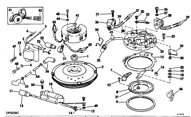 Johnson Magneto Parts For 1981 9 9hp J10rcid Outboard Motor