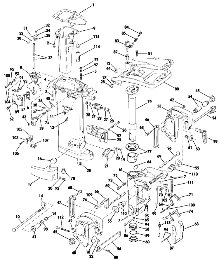 Mercury 110 98 Parts Diagram - Derslatnaback