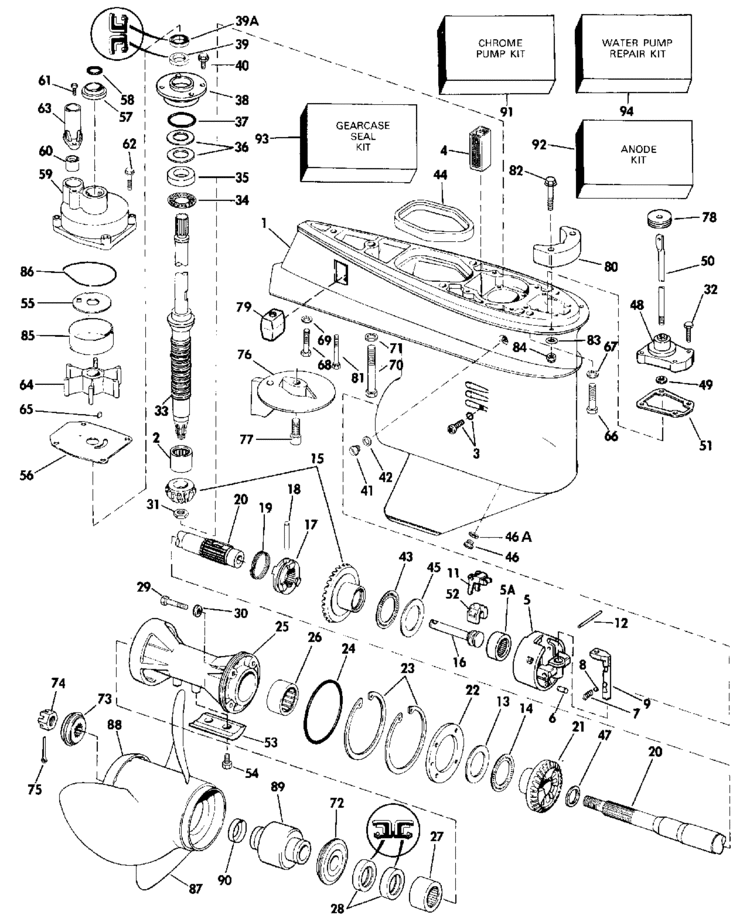 313754 0313754 OMC Bearing Housing O-Ring Evinrude Johnson