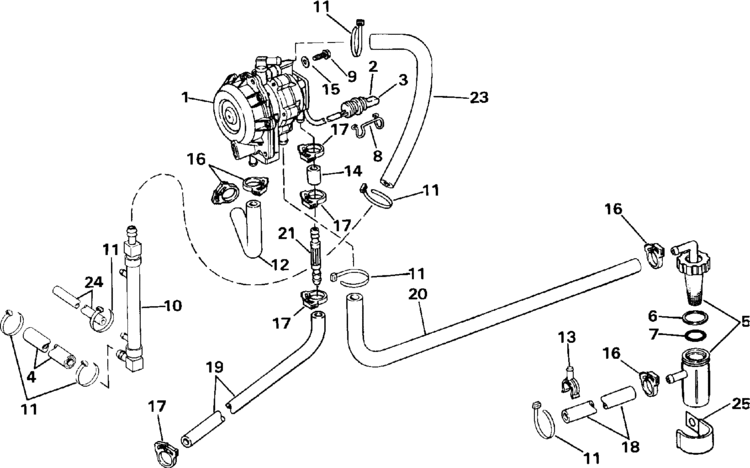 Vro Pump Parts For 1987 90hp E90tlcur Outboard Motor