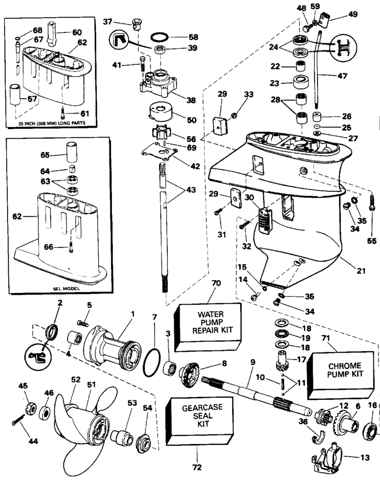 Johnson Propeller Chart