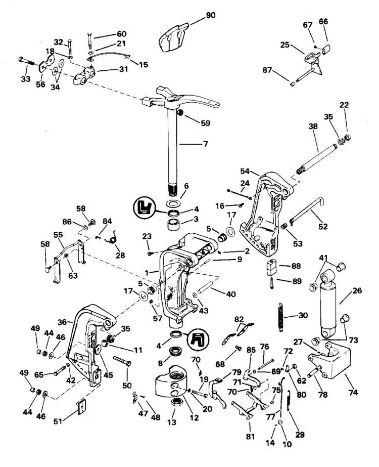 Evinrude Midsection