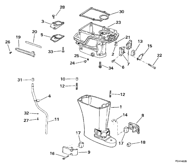 Johnson Outboard Motor Parts Diagram