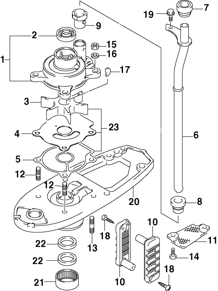 Honda outboard water pump instructions #5