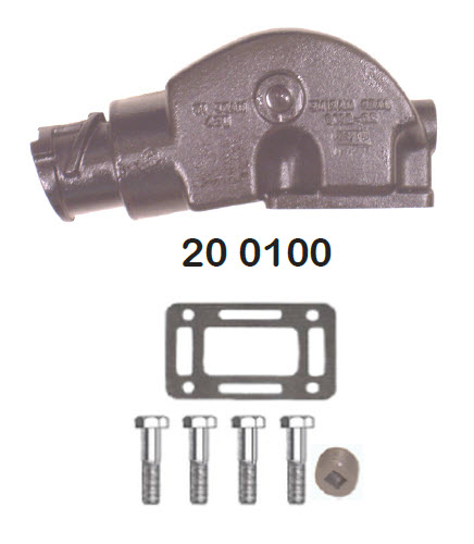 Barr Marine 20-0100 - 4 Riser (22 #)