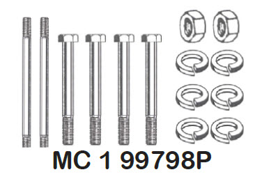 Barr Marine MC-1-99798P -MerCruiser Exhaust Manifold to Cylinder Head Mountng Package