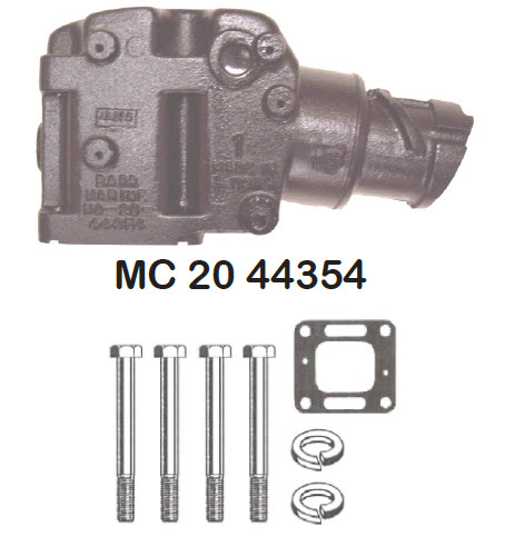 Barr Marine MC-20-44354 - MerCruiser Exhaust Riser