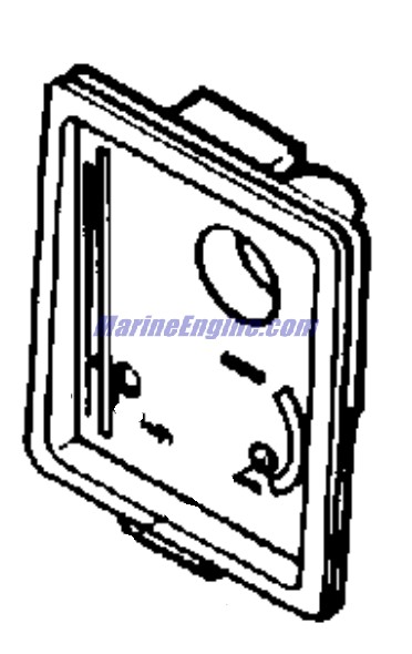Evinrude Johnson OMC 0114797 - Air Silencer Assembly