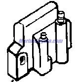 Evinrude Johnson OMC 0114818 - Ignition Coil