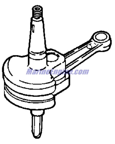 Evinrude Johnson OMC 0114819 - CrankShaft and Connecting Rod, NOT in Stock, See Detail Page