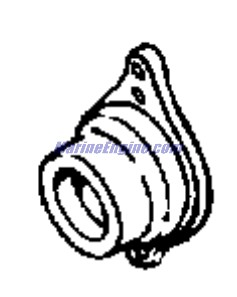Evinrude Johnson OMC 0114826 - Gearcase Head & Bearing