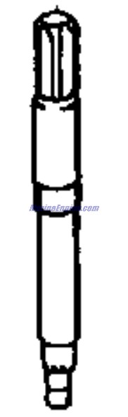 Evinrude Johnson OMC 0115000 - Drive Shaft