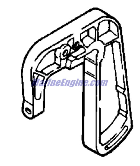 Evinrude Johnson OMC 0115337 - Stern Bracket - Starboard