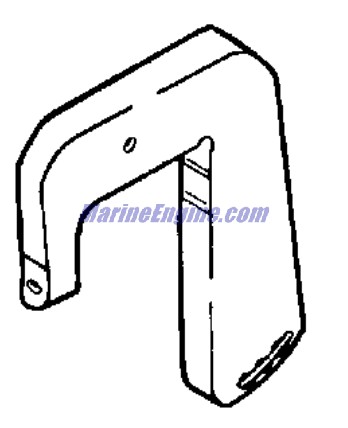 Evinrude Johnson OMC 0115338 - Stern Bracket - Port