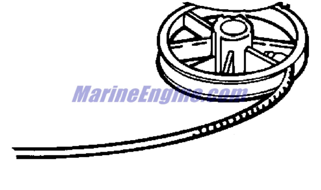 Evinrude Johnson OMC 0115525 - Starter Pulley