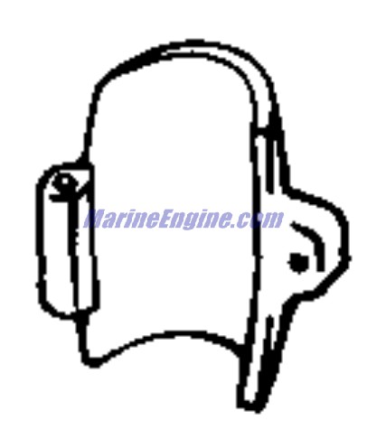 Evinrude Johnson OMC 0115800 - Motor Tube Clamp