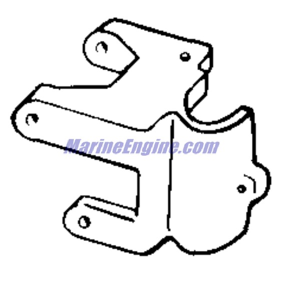 Evinrude Johnson OMC 0115803 - Bracket - Motor Tube