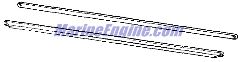 Evinrude Johnson OMC 0115814 - Motor Rest Hinge Pin