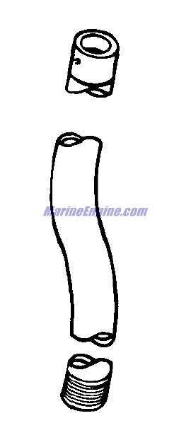 Evinrude Johnson OMC 0115830 - Motor Tube