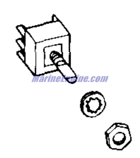 Evinrude Johnson OMC 0115833 - Rotary Switch Assembly
